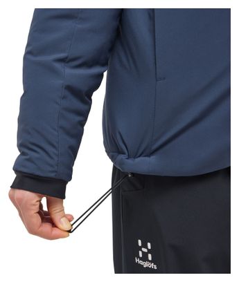 Giacca con cappuccio isolata Haglöfs Mimic Alert Donna Blu