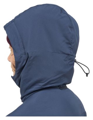 Giacca con cappuccio isolata Haglöfs Mimic Alert Donna Blu