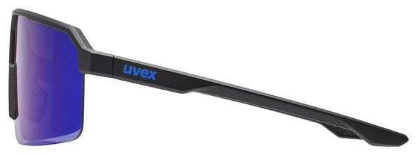 Occhiali Uvex Ramp Nero/Blu Specchiato