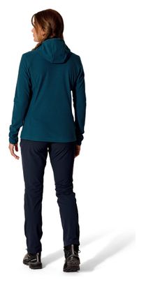 Felpa con cappuccio RAB Tecton blu da donna 
