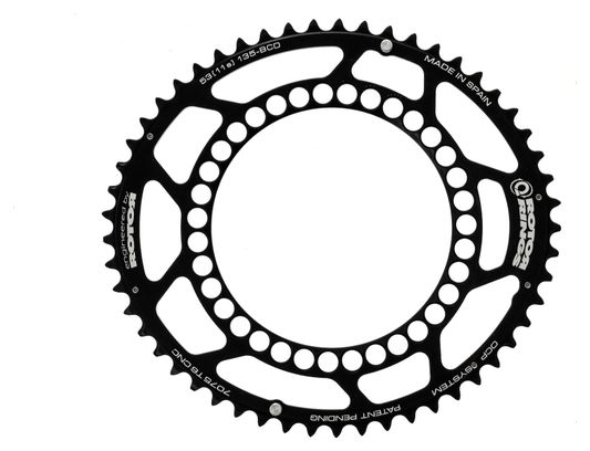 ROTOR Chainring Road Qring Campagnolo BCD135 Black
