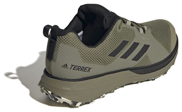 Chaussures Trail Running adidas Terrex Two GTX Khaki Noir