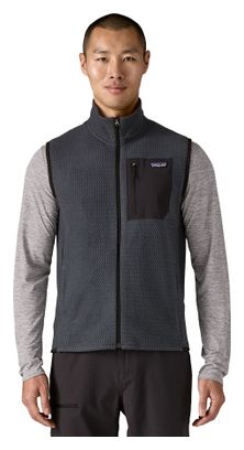 Forro polar sin mangas Patagonia R1 Air azul para hombre