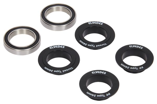 Elvedes Bearing Kit Elvedes 24mm Bottom Bracket