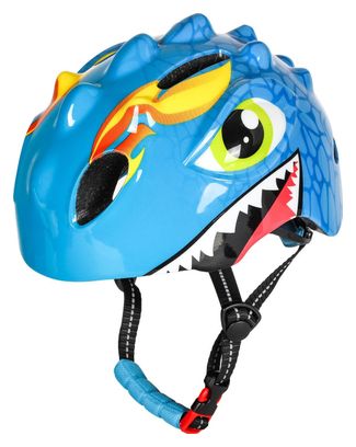 Casque de vélo Garçons Bleu - Dino XS 46/51cm