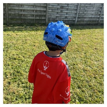 Casque de vélo Garçons Bleu - Dino XS 46/51cm