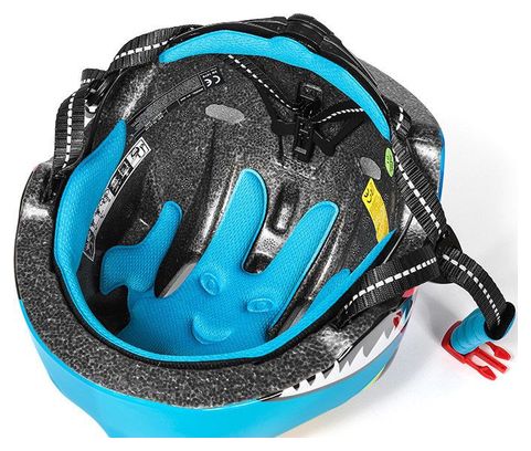 Casque de vélo Garçons Bleu - Dino XS 46/51cm