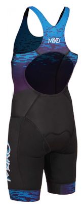 Women's Mako Performance Decoder Tri-Function Jumpsuit Black/Blue