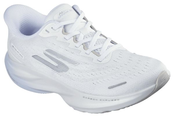 Scarpe da corsa Skechers Aero Spark Bianco/Argento Donna