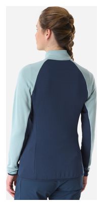 Polaire Millet Kamet Grid Bleu Femme
