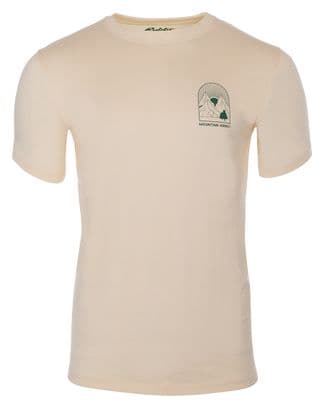 T-shirt met korte mouwen Rubb'r Mountain Addict Beige