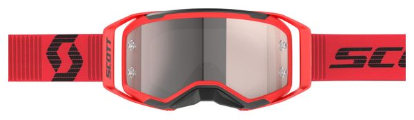 Masque Scott Prospect 2.0 Rouge/Ecran Chrome Silver