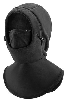 scarf fleece 3-in-1 windproof court black
