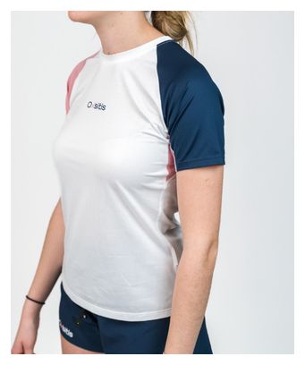 Maglietta a maniche corte Oxsitis X-Train Donna Bianco/Rosa