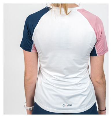 Maglietta a maniche corte Oxsitis X-Train Donna Bianco/Rosa
