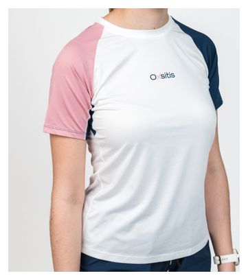 Maglietta a maniche corte Oxsitis X-Train Donna Bianco/Rosa