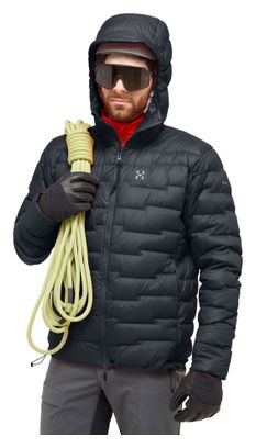 Haglöfs Roc Flash Down Hooded Jacket voor heren Zwart