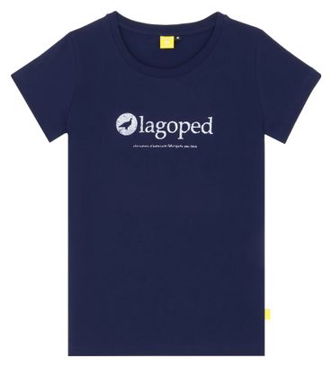 Camiseta azul Lagoped Teerec Flag para mujer