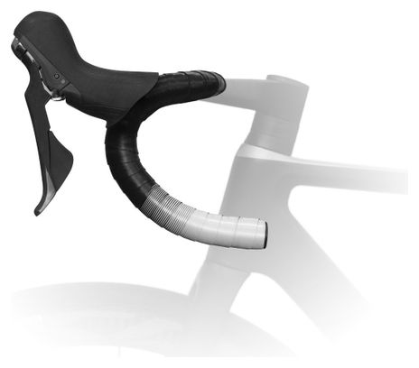 Ruban de Cintre Fizik Vento Microtex Tacky 2mm - Blanc/Noir