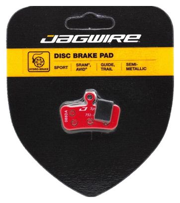 Paire de Plaquettes Jagwire Avid 7 Trail / 9 Trail / XO Trail et Sram Guide R / Guide RS / Guide RSC / Guide Ultimate / G2 Ultimate / G2 RSC