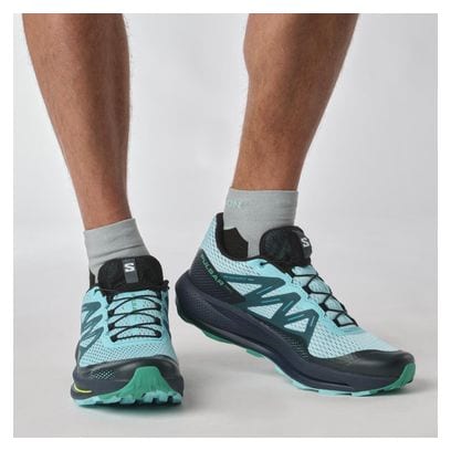 Chaussures de Trail Salomon Pulsar Trail Bleu Vert Homme