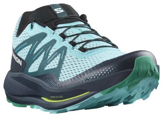 Salomon Pulsar Trail Schuh Blau Grün Herren