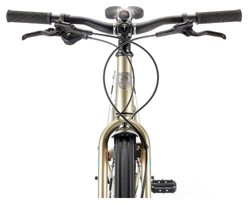 Kona Dr Dew Bicicleta de paseo Shimano Deore 12V 650mm Beige Peltre Brillante 2023