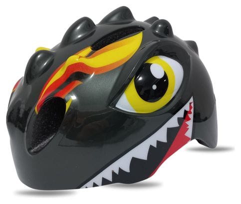 Casque de vélo pour enfants - Noir - Dino XS 46/51cm