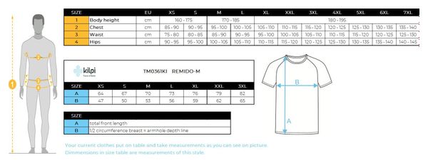 Maillot de cyclisme pour homme Kilpi REMIDO-M