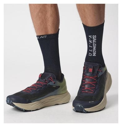 Chaussettes Salomon S/Lab Ultra Crew Bleu