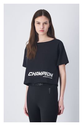 Kurzes T-Shirt Champion Athletic Club Schwarz