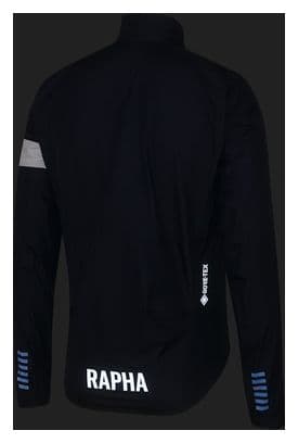 Wasserdichte Jacke Rapha Pro Team Gore-Tex Blau/Weiß