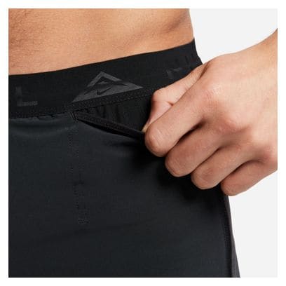 Pantalón Corto Nike Trail Second Sunrise 5in Negro Hombre