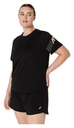 Maillot manches courtes Asics Icon Noir Femme