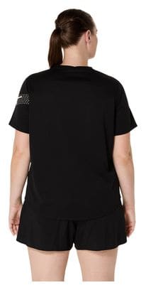 Maillot manches courtes Asics Icon Noir Femme