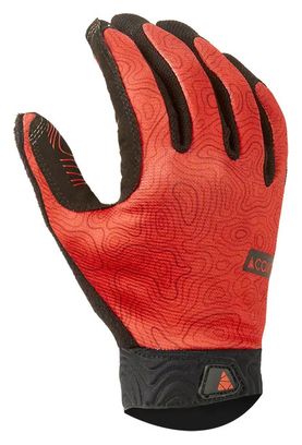 Cairn Porak Sanguine Topo Bicycle Gloves Red