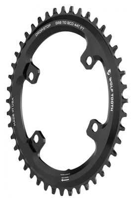 Plateau Wolf Tooth 110 BCD Asymmetric 4-Bolt Shimano GRX Drop-Stop B Noir