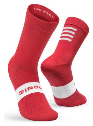 Chaussettes vélo Cyclisme Homme et Femme S1 Red Flamme Rouge Rouge