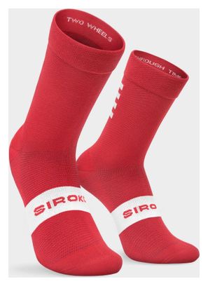 Chaussettes vélo Cyclisme Homme et Femme S1 Red Flamme Rouge Rouge