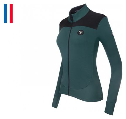 Chaqueta de invierno para mujer LeBram Aulac Agave Green Tailored Fit