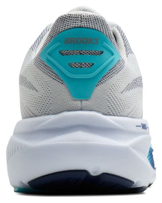 Brooks Ghost 17 hardloopschoenen wit/blauw heren