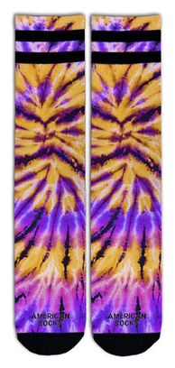 Tie Dye - Passionfruit - Chaussettes Sport Coton Performance