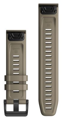 Cinturino Garmin QuickFit 22 mm in silicone arenaria scura