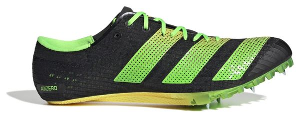 adidas running adizero Finesse Track &amp; Field Shoe Black Green Yellow Unisex