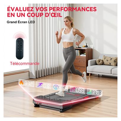 Tapis de course Fitness Y3 inclinaison automatique compact Noir