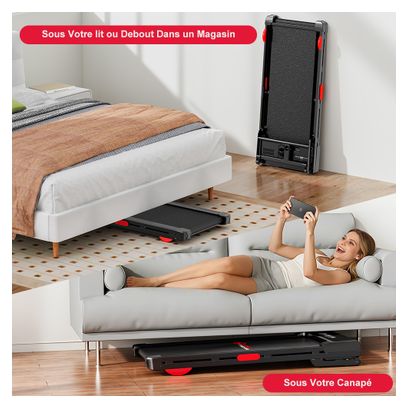 Tapis de course Fitness Y3 inclinaison automatique compact Noir