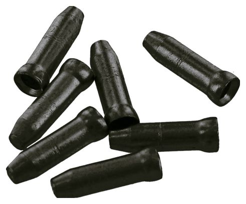 Schwarze Aluminium-VAR-Endkappen (x4)