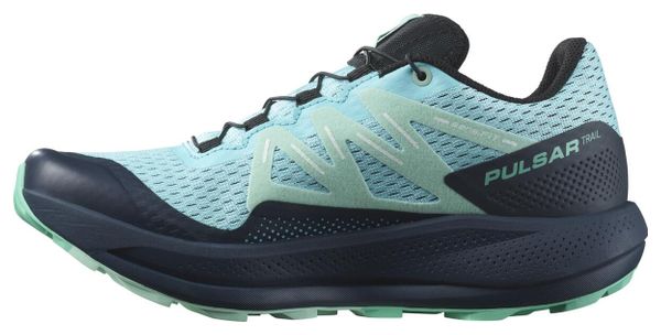 Chaussures de Trail Salomon Pulsar Trail Bleu Vert Femme