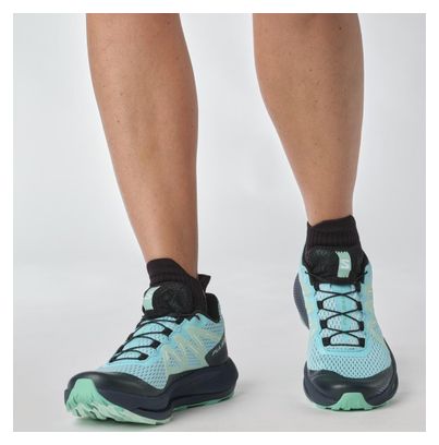 Chaussures de Trail Salomon Pulsar Trail Bleu Vert Femme