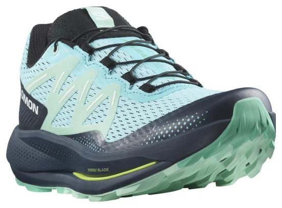 Chaussures de Trail Salomon Pulsar Trail Bleu Vert Femme
